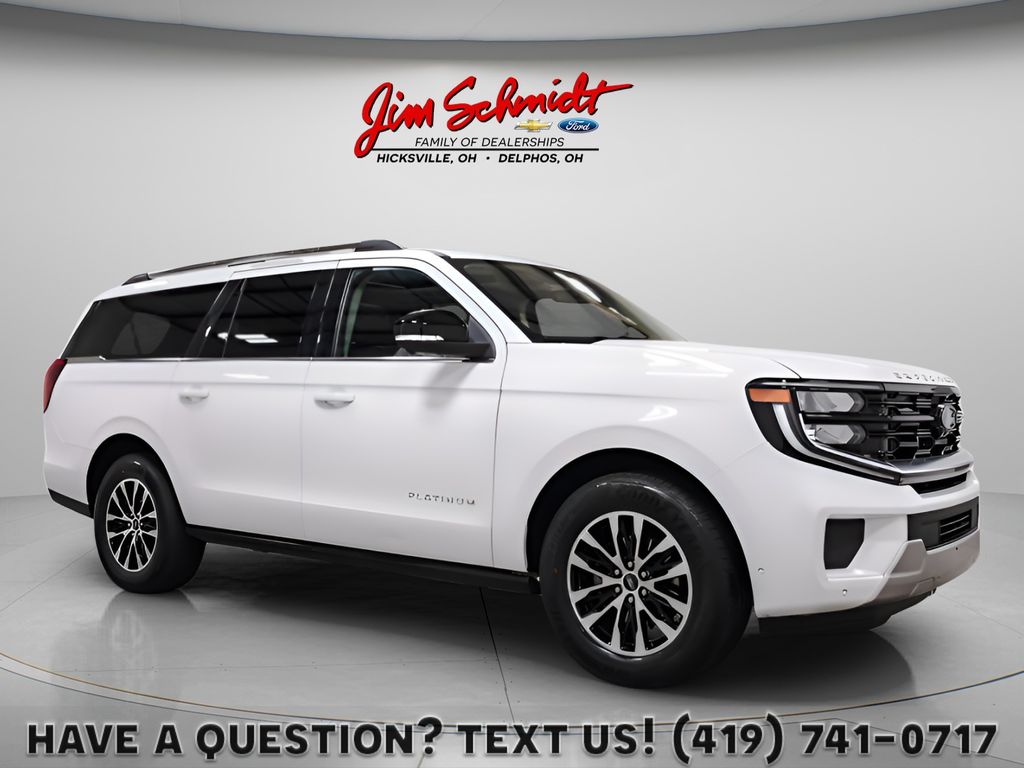 Oxford White 2025 Ford Expedition MAX Platinum 4WD SUV / Crossover Four-Wheel Drive Automatic