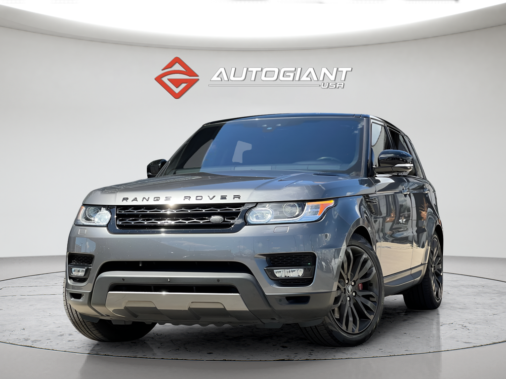 Gray 2017 Land Rover Range Rover Sport V8 Supercharged 4WD SUV / Crossover All-Wheel Drive 8-Speed Automatic