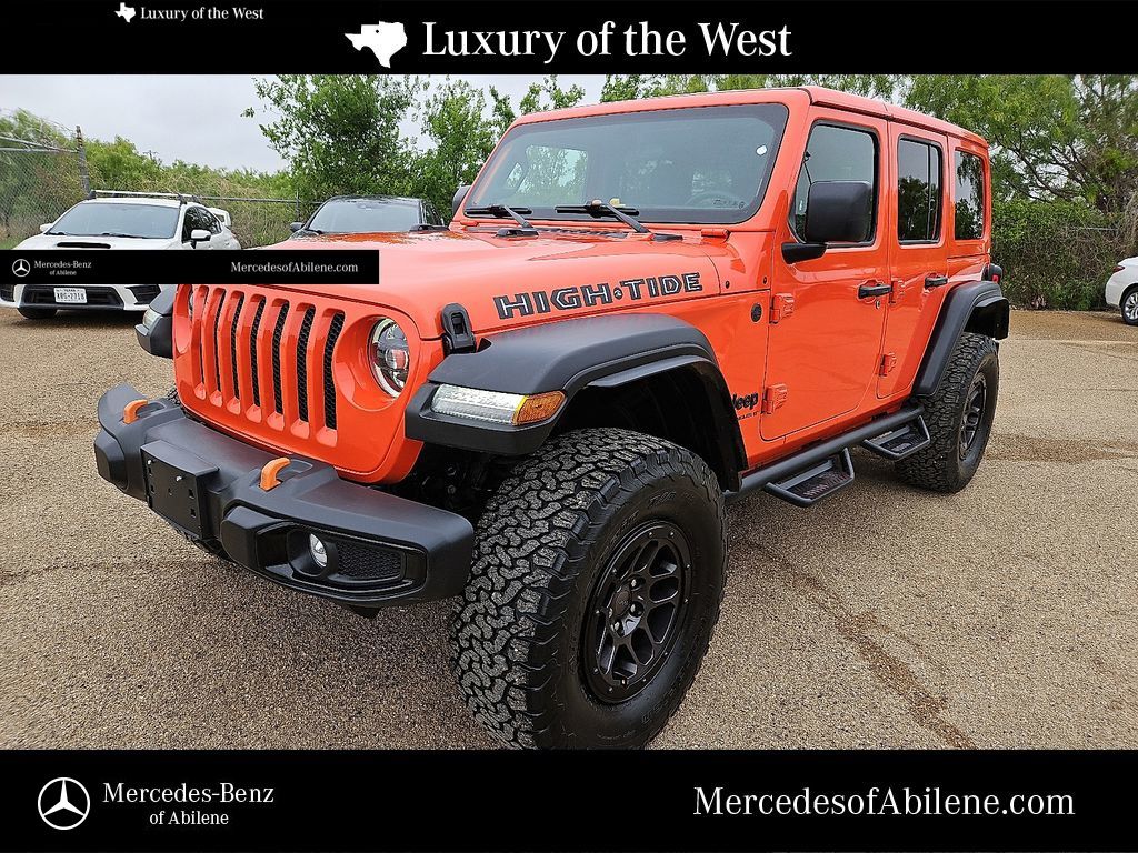 Punkn Metallic Clearcoat 2023 Jeep Wrangler High Tide 4-Door 4WD SUV / Crossover Four-Wheel Drive 8-Speed Automatic
