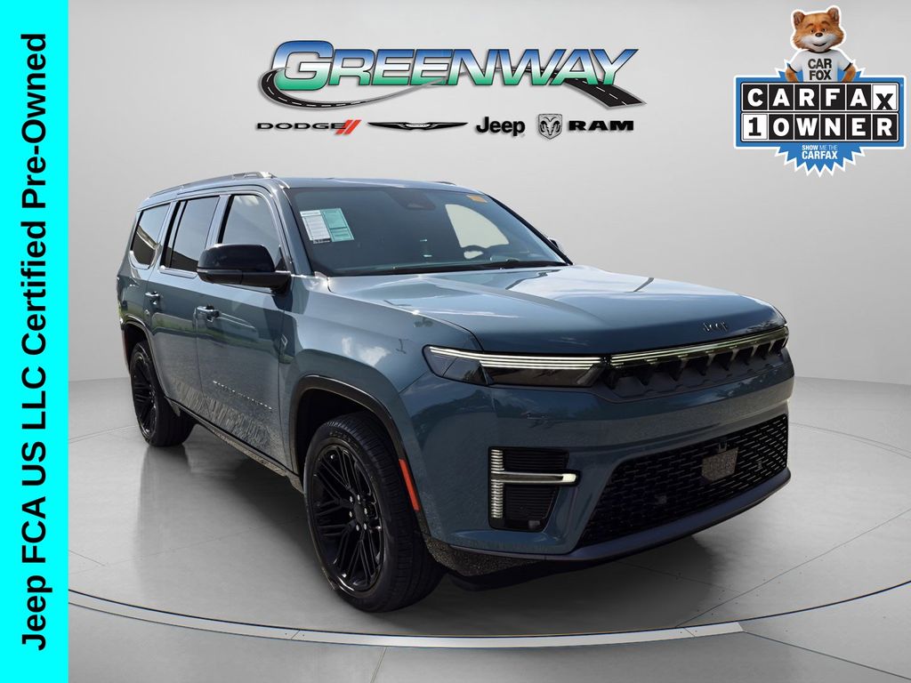 Gray (Steel Blue) 2026 Jeep Grand Wagoneer SUV / Crossover Four-Wheel Drive 8-Speed Automatic