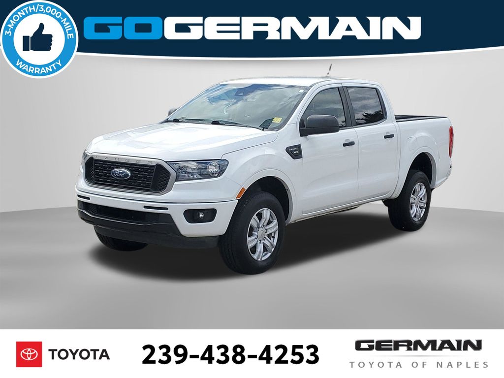 Oxford White 2021 Ford Ranger XLT SuperCrew RWD Pickup Truck 4X2 Automatic