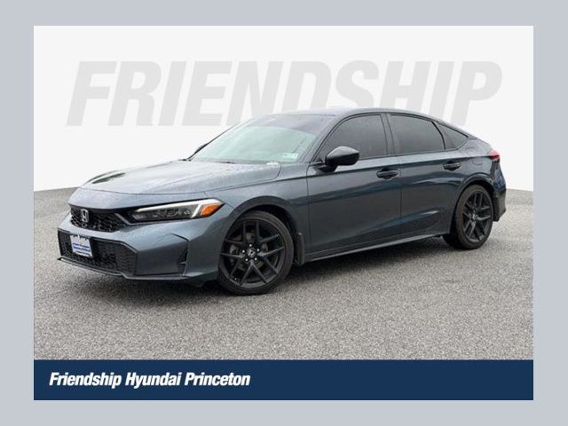 Urban Gray Pearl 2025 Honda Civic Hatchback Hatchback Front-Wheel Drive Continuously Variable Transmission