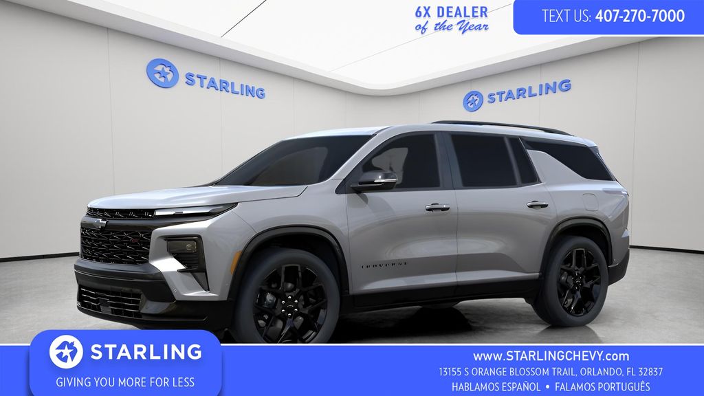 Sterling Gray Metallic 2026 Chevrolet Traverse SUV / Crossover Front-Wheel Drive 8-Speed Automatic