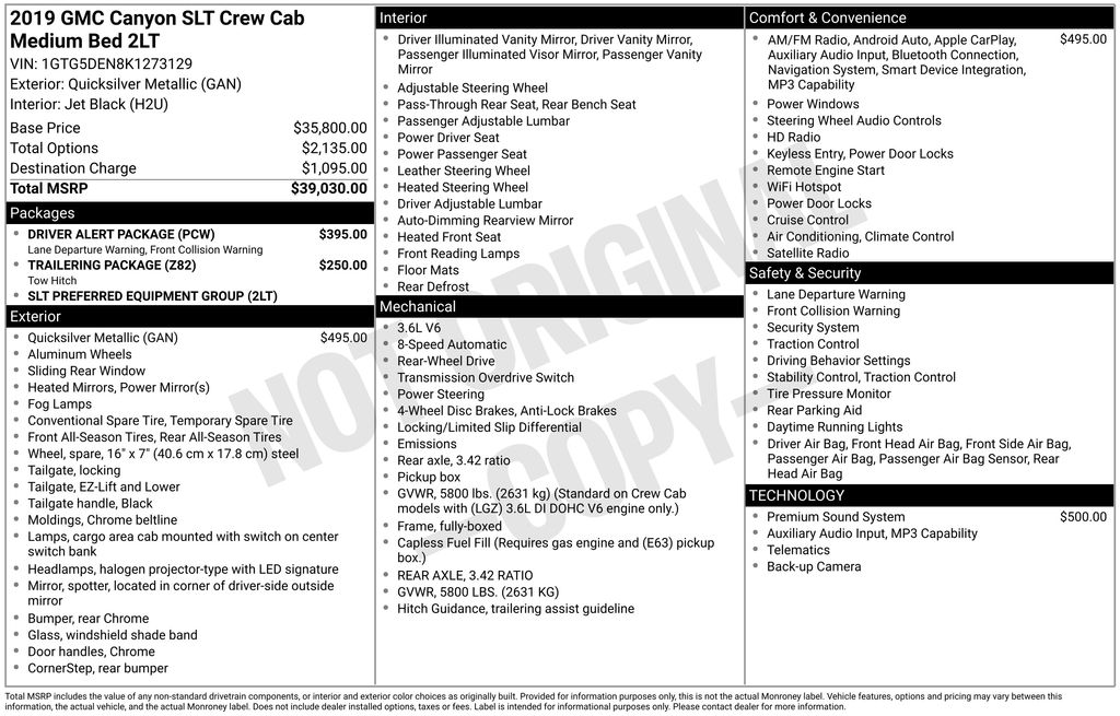 Certified Used 2019 Silver GMC SLT image 5