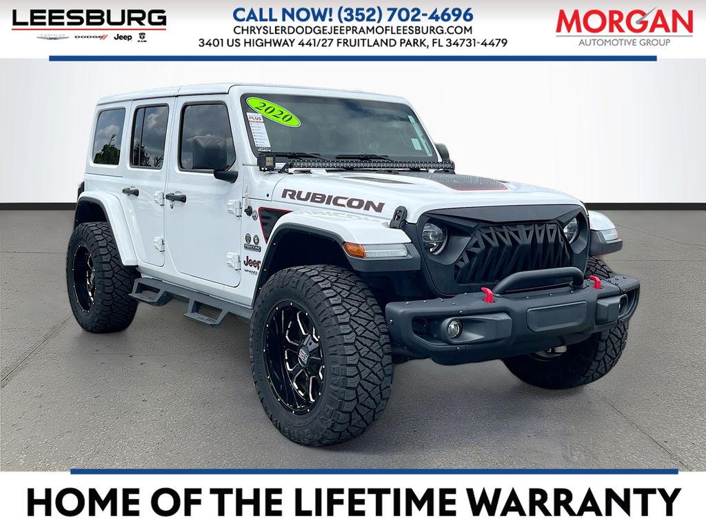 Bright White Clearcoat 2020 Jeep Wrangler SUV / Crossover Four-Wheel Drive 8-Speed Automatic