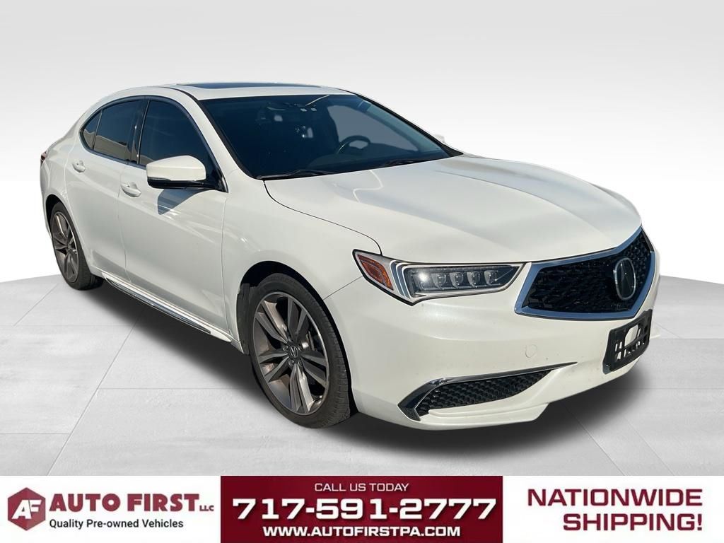Platinum White 2020 Acura TLX Sedan All-Wheel Drive 9-Speed Automatic