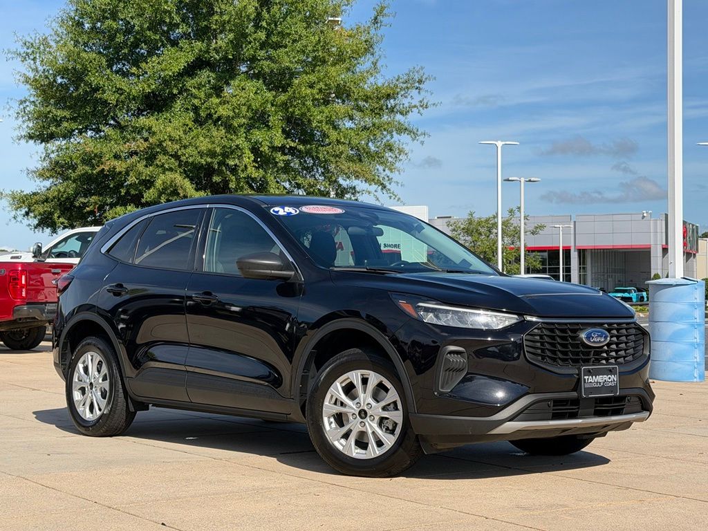 Black Metallic 2024 Ford Escape SUV / Crossover All-Wheel Drive 8-Speed Automatic