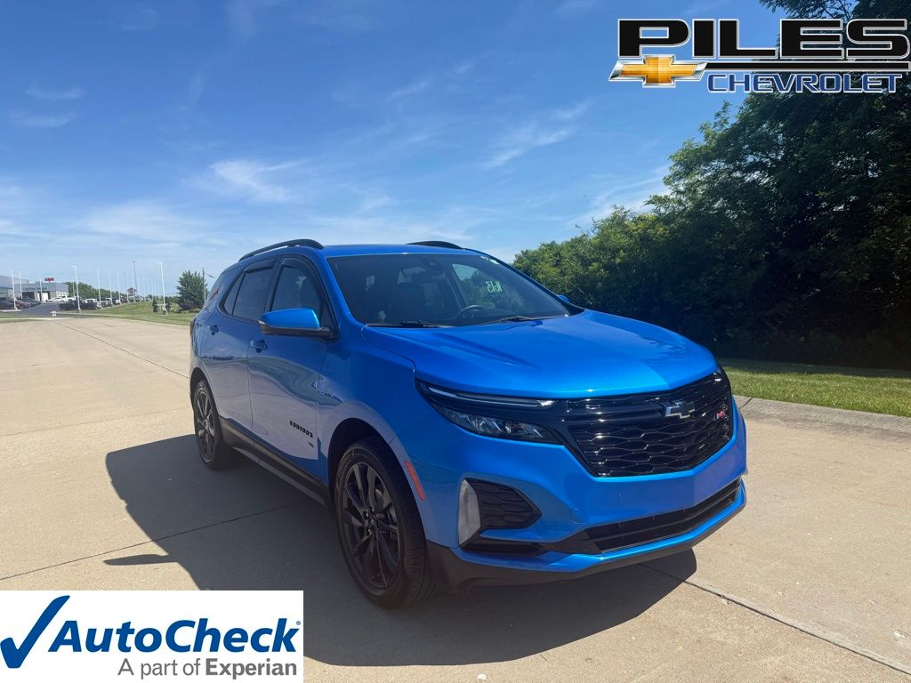 Riptide Blue Metallic 2024 Chevrolet Equinox RS with 1RS AWD SUV / Crossover Four-Wheel Drive 6-Speed Automatic Overdrive