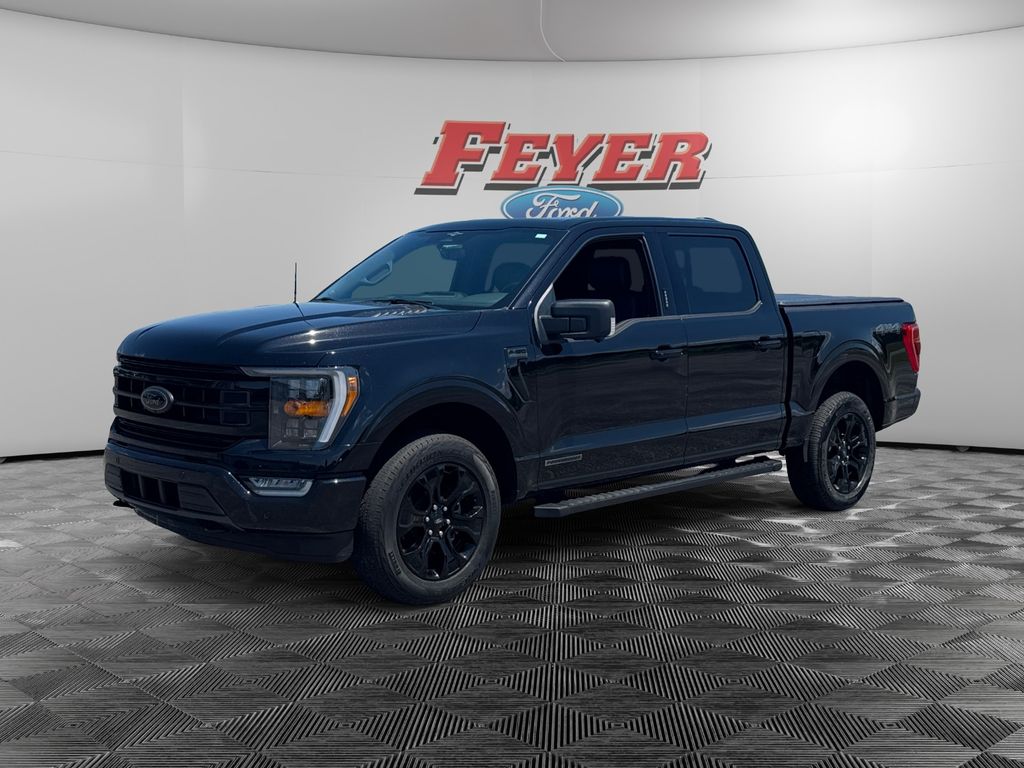 Black Metallic 2023 Ford F-150 XLT SuperCrew 4WD Pickup Truck Four-Wheel Drive Automatic
