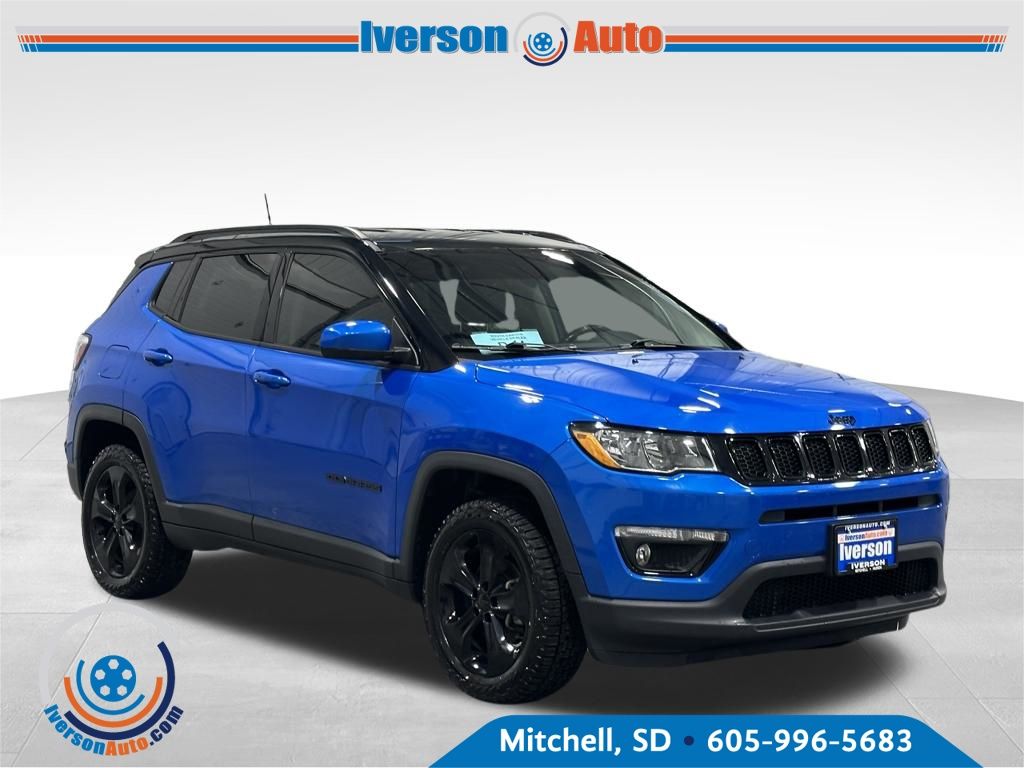 Laser Blue Pearlcoat 2018 Jeep Compass Altitude 4WD SUV / Crossover Four-Wheel Drive 9-Speed Automatic