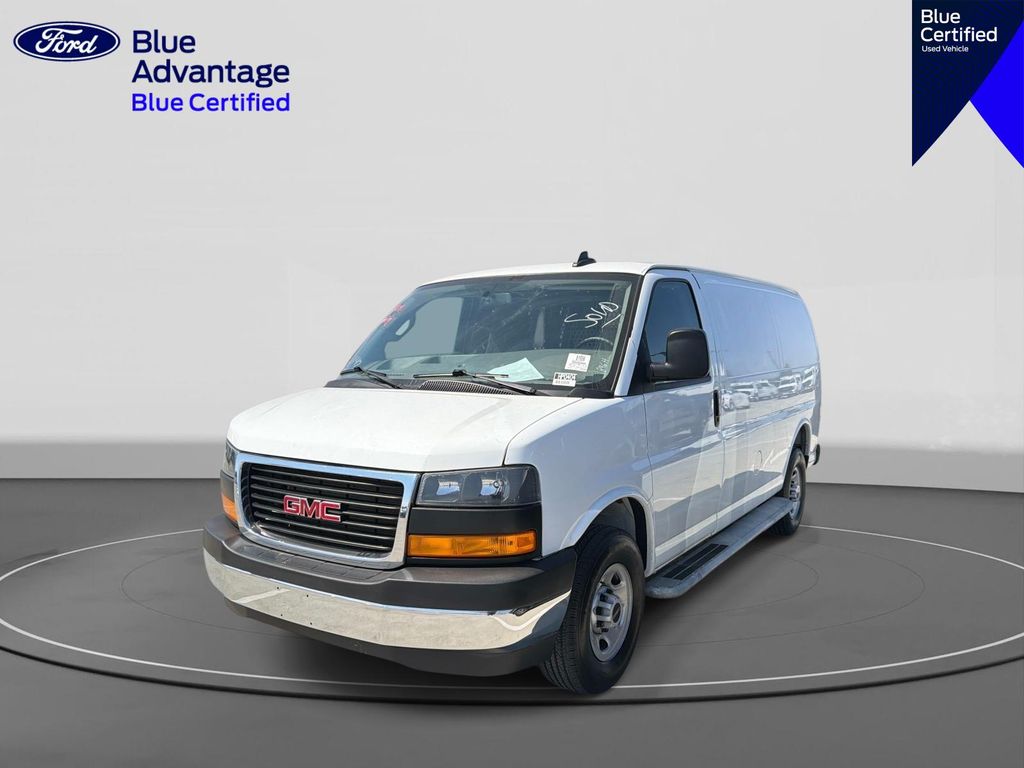 Summit White 2025 GMC Savana Cargo Van Rear-Wheel Drive 8-Speed Automatic Overdrive