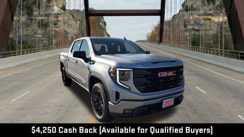 Sterling Metallic 2026 GMC Sierra 1500 Elevation Crew Cab 4WD Pickup Truck Four-Wheel Drive Automatic