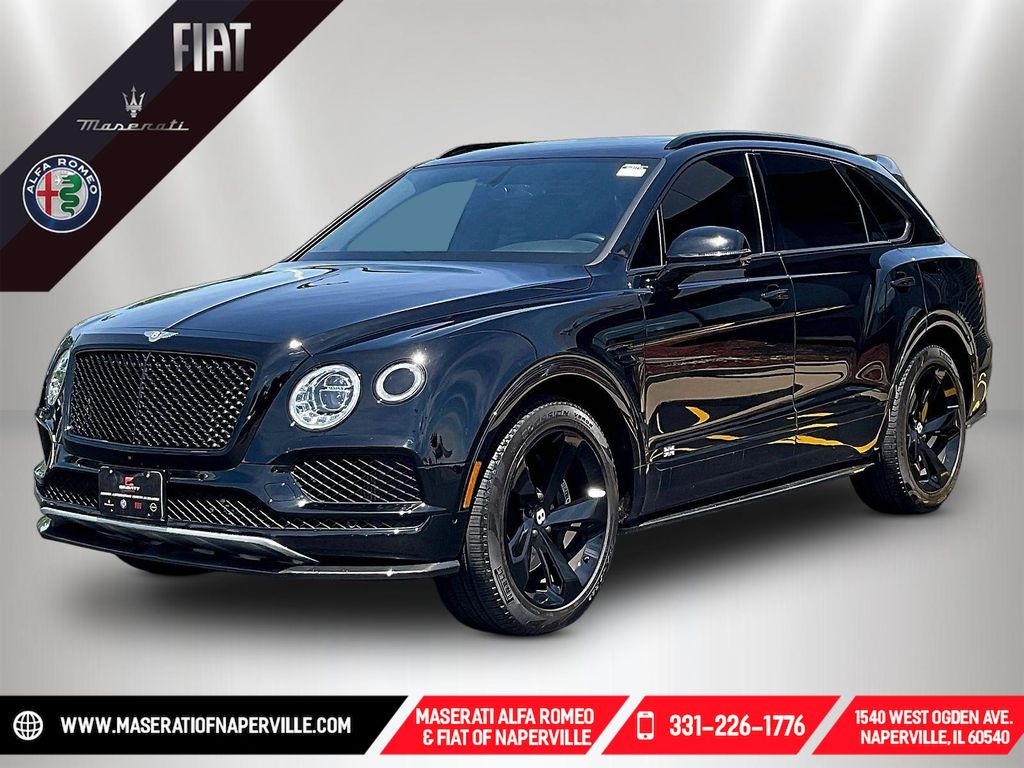 Black 2019 Bentley Bentayga SUV / Crossover All-Wheel Drive 8-Speed Automatic