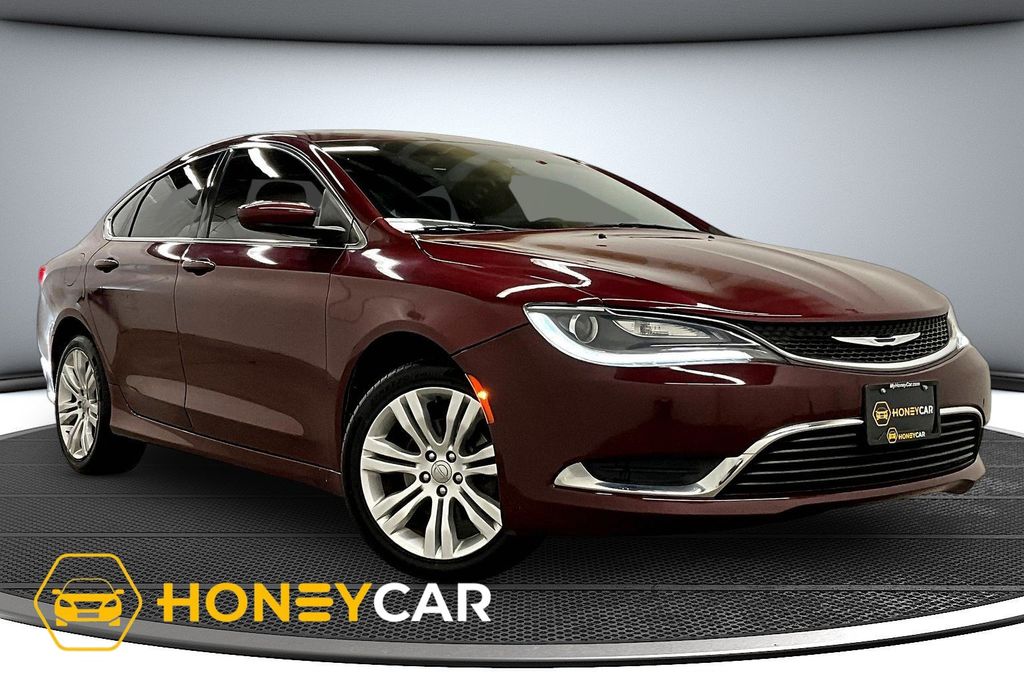 Velvet Red Pearlcoat 2016 Chrysler 200 Limited Sedan FWD Sedan Front-Wheel Drive 9-Speed Automatic