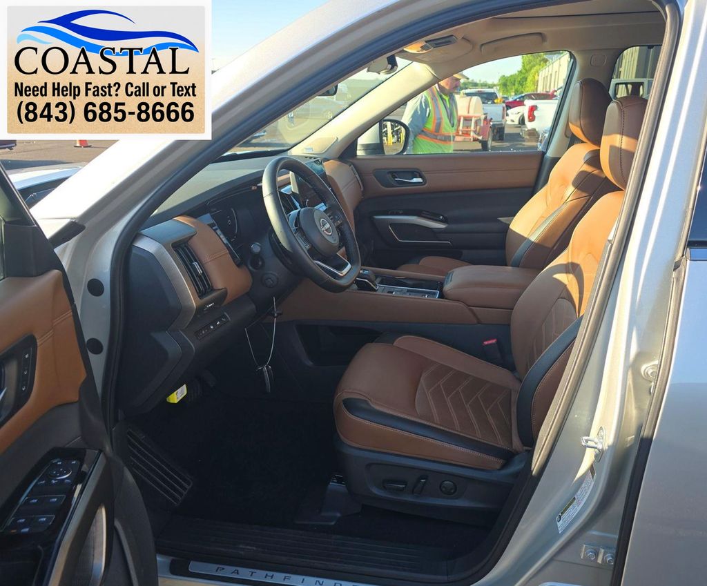 2025 Nissan Pathfinder Platinum Silver at Lugoff Nissan