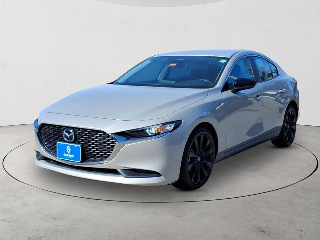 Gray (Platinum Quartz Metallic) 2025 Mazda MAZDA3 2.5 S Select Sport FWD Sedan Front-Wheel Drive 6-Speed Automatic