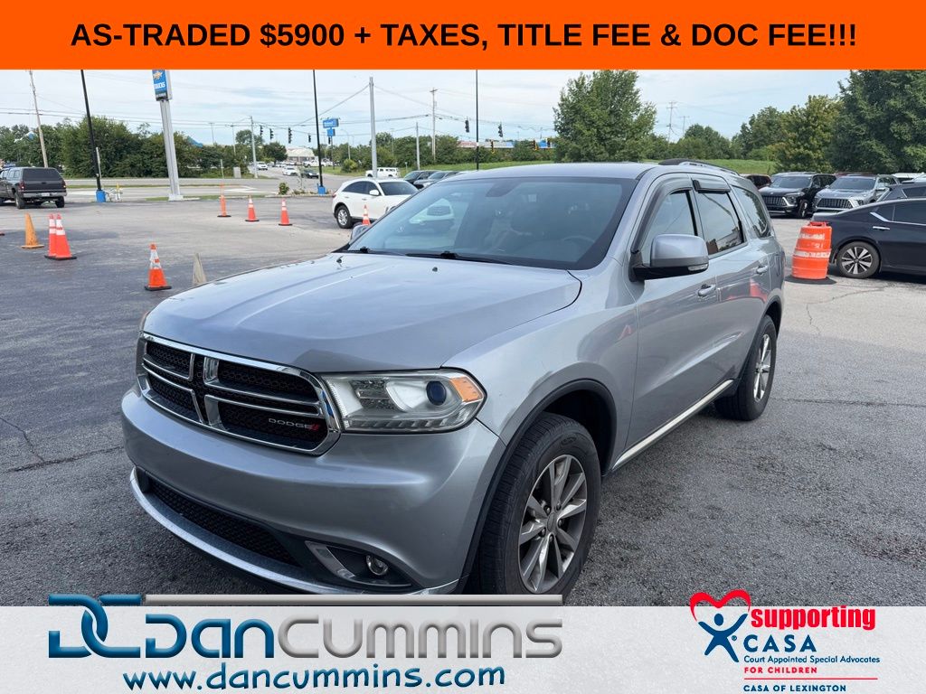 Billet Silver Metallic Clearcoat 2014 Dodge Durango SUV / Crossover All-Wheel Drive 8-Speed Automatic