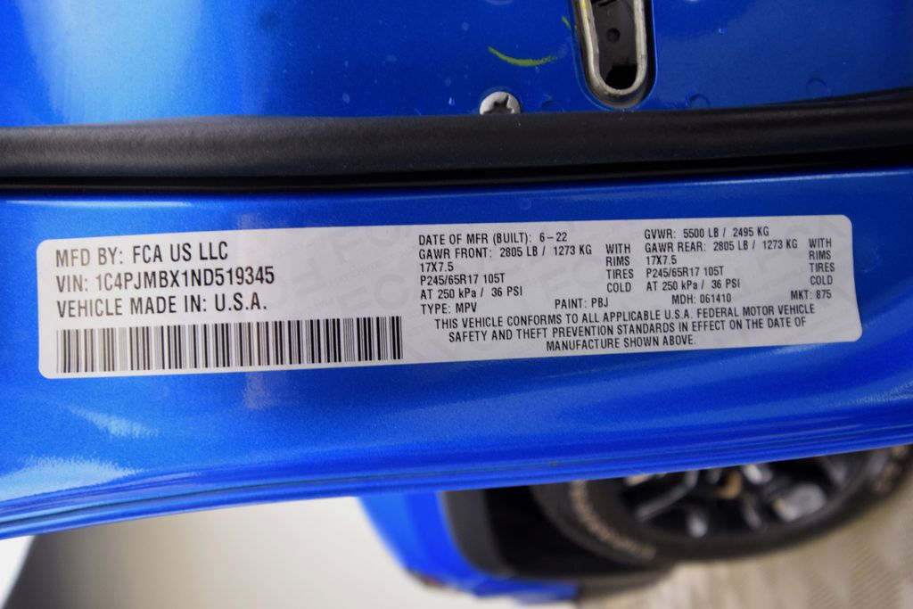 used 2022 Jeep Cherokee car, priced at $27,500