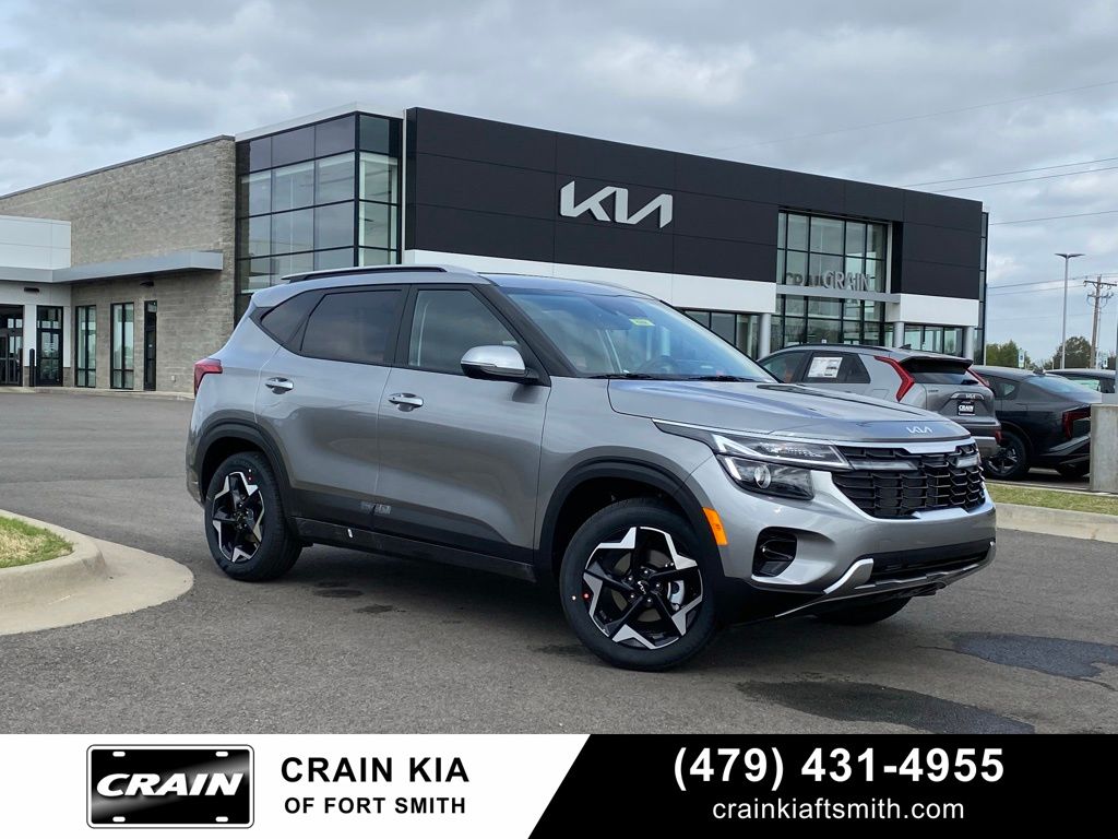 Steel Gray 2026 Kia Seltos S FWD SUV / Crossover Front-Wheel Drive Continuously Variable Transmission