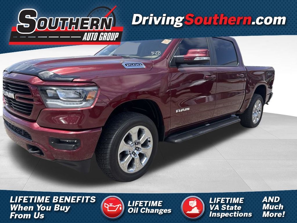 Delmonico Red Pearlcoat 2020 RAM 1500 Pickup Truck Four-Wheel Drive 8-Speed Automatic