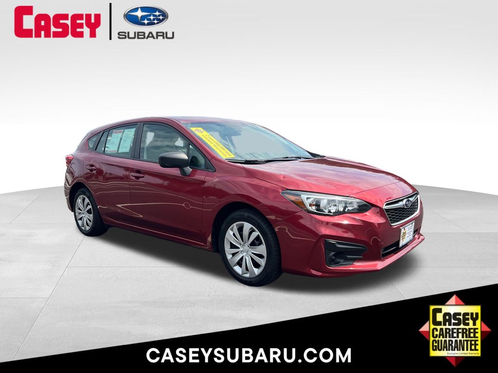 Crimson Red Pearl 2019 Subaru Impreza 2.0i Hatchback AWD Hatchback All-Wheel Drive Continuously Variable Transmission