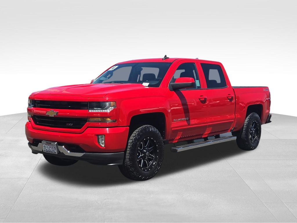 Red Hot 2016 Chevrolet Silverado 1500 Pickup Truck Four-Wheel Drive 6-Speed Automatic Overdrive