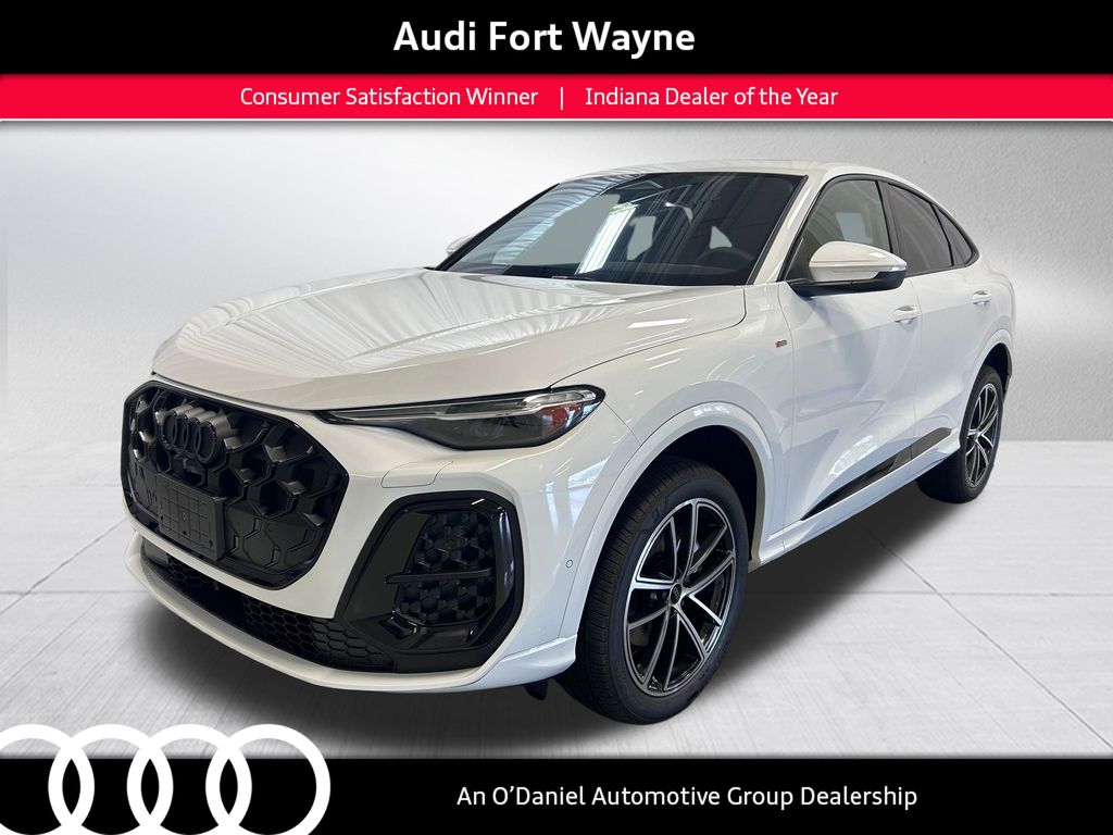 Glacier White Metallic 2026 Audi Q5 Sportback Sedan All-Wheel Drive 7-Speed Automatic