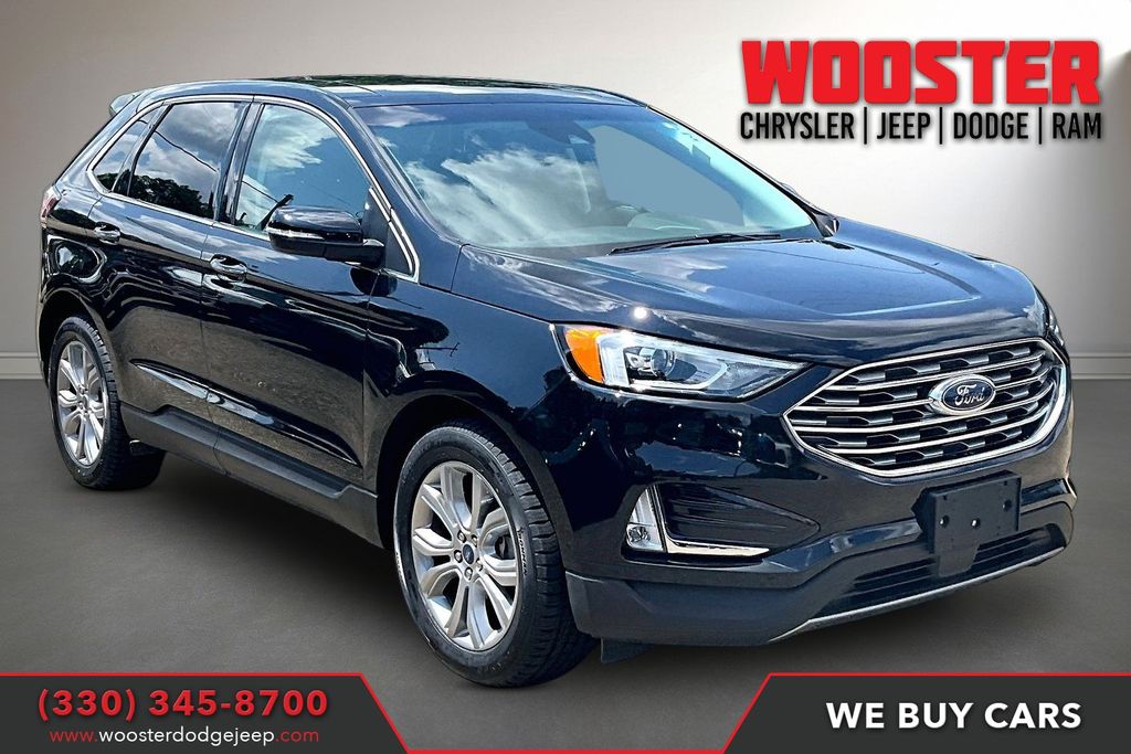 Black Metallic 2019 Ford Edge SUV / Crossover All-Wheel Drive 8-Speed Automatic