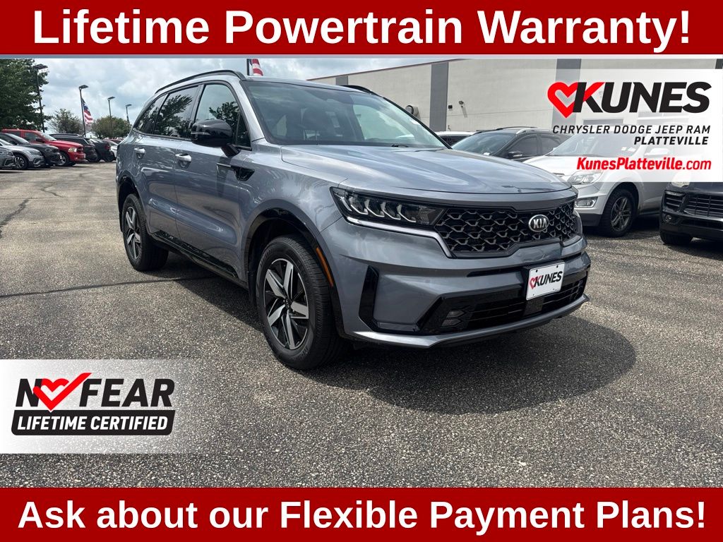 Everlasting Silver 2021 Kia Sorento SUV / Crossover All-Wheel Drive 8-Speed Dual Clutch