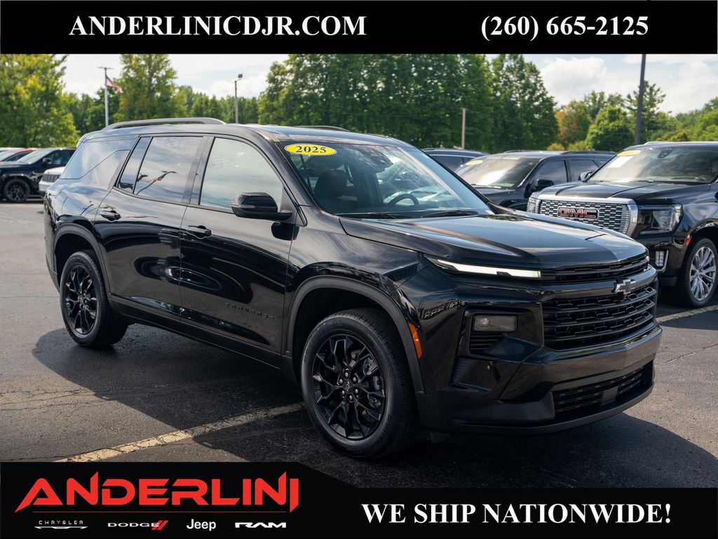 Mosaic Black Metallic 2025 Chevrolet Traverse SUV / Crossover Four-Wheel Drive 8-Speed Automatic