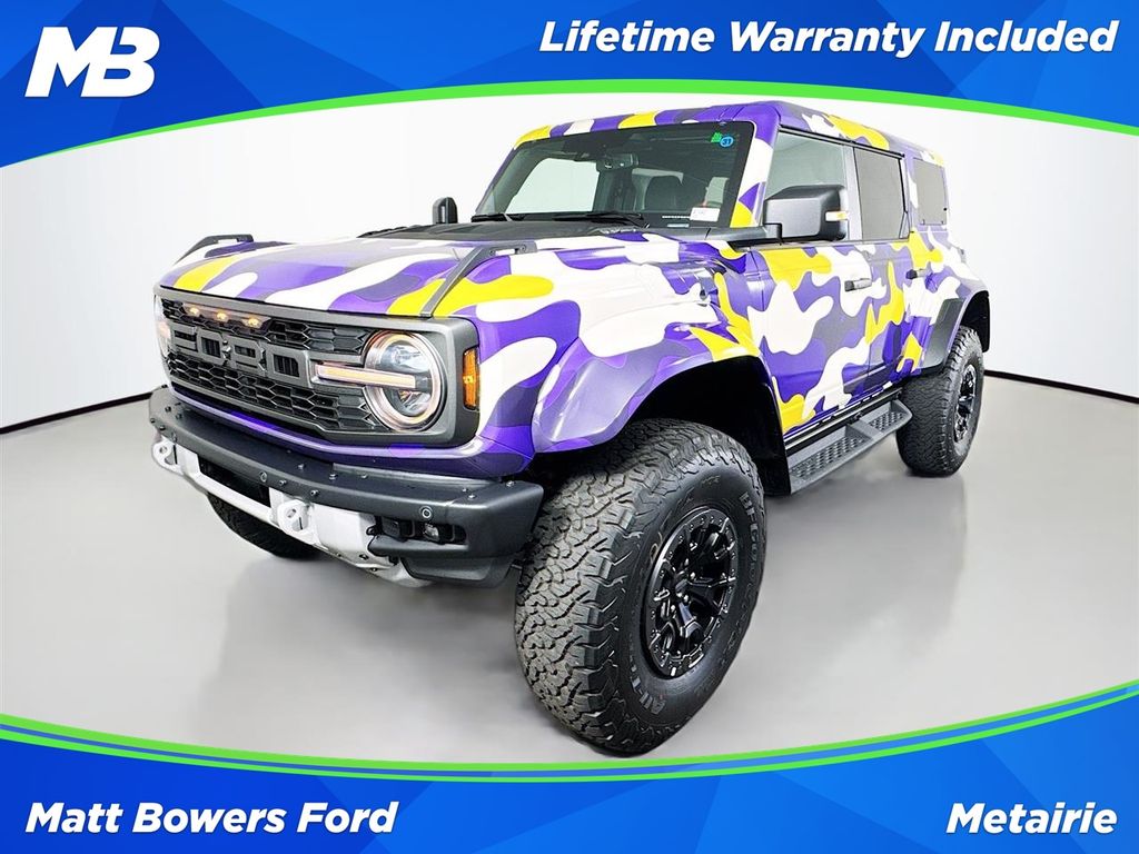 Oxford White 2025 Ford Bronco Raptor 4WD SUV / Crossover Four-Wheel Drive Automatic