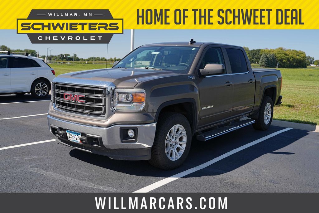 Bronze Alloy Metallic 2015 GMC Sierra 1500 Pickup Truck Four-Wheel Drive 6-Speed Automatic Overdrive