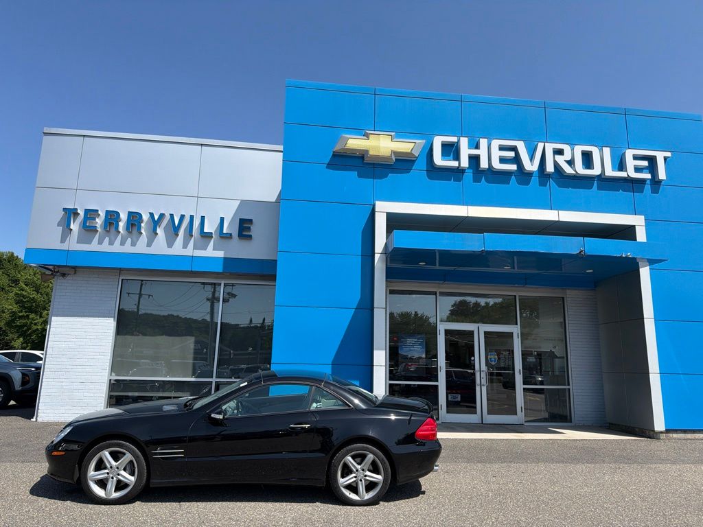 Black 2003 Mercedes-Benz SL-Class Convertible Rear-Wheel Drive 5-Speed Automatic Overdrive
