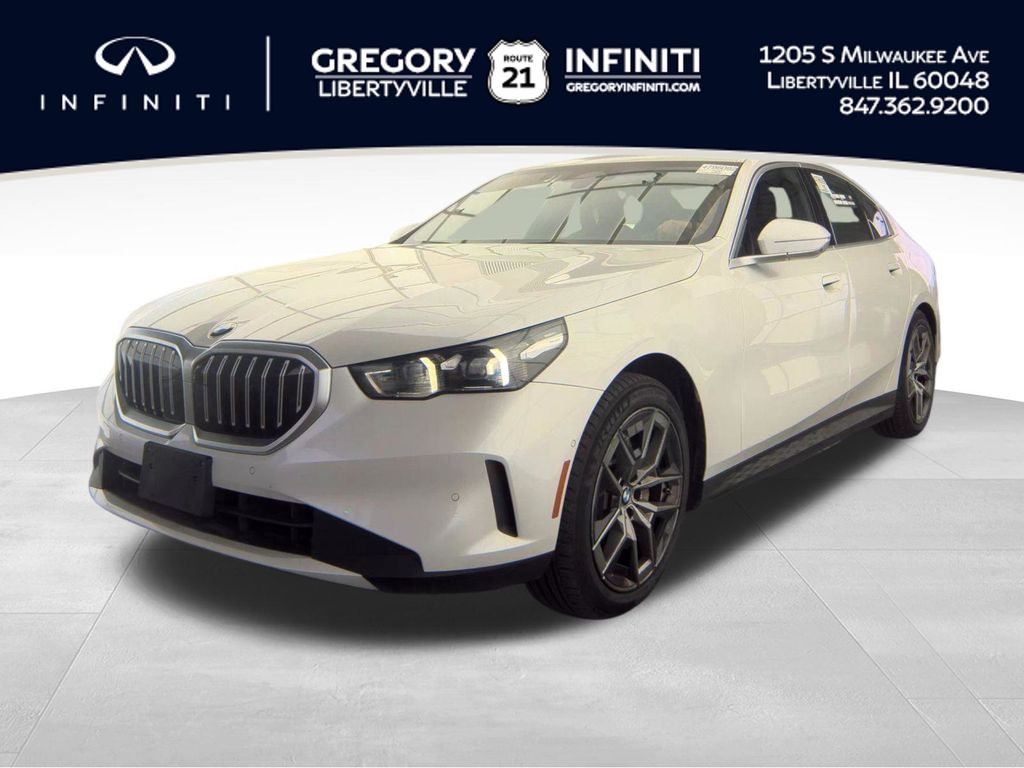 Mineral White Metallic 2026 BMW 5 Series Sedan All-Wheel Drive 8-Speed Automatic