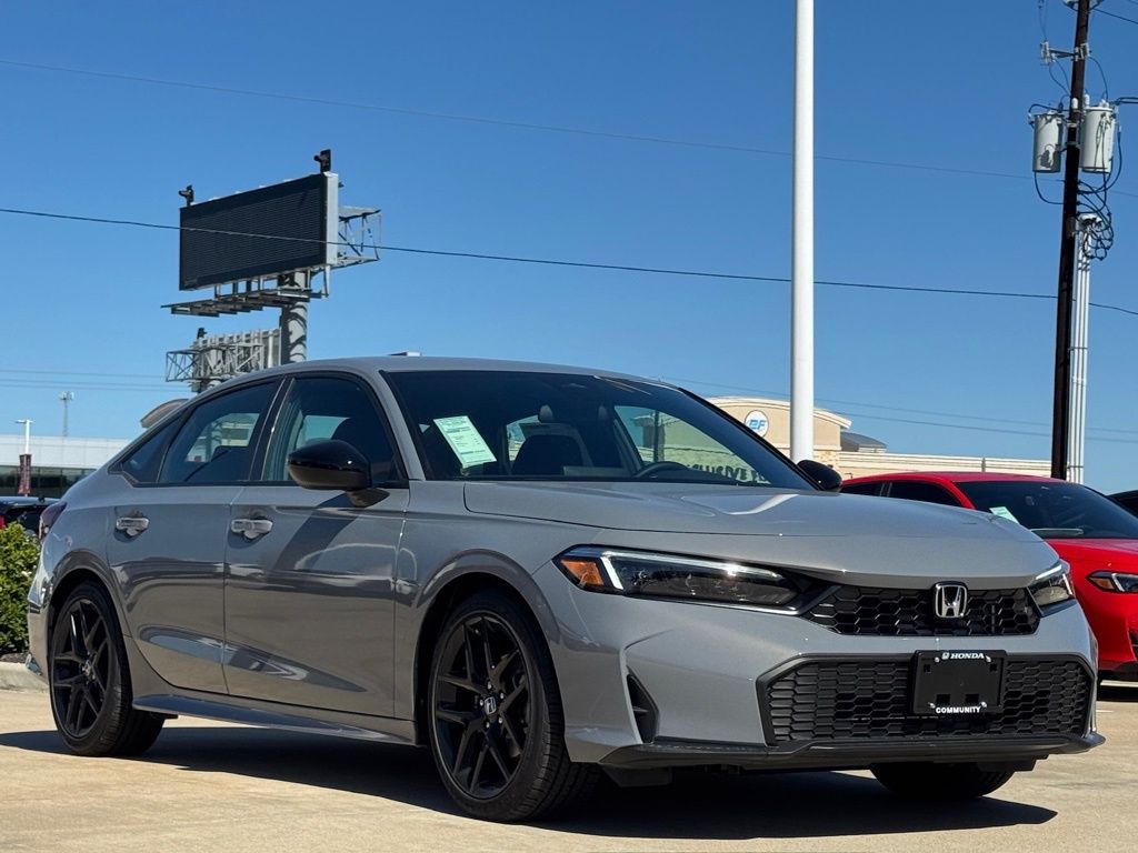 2026 Honda Civic Sport Gray at Classic Honda Galveston