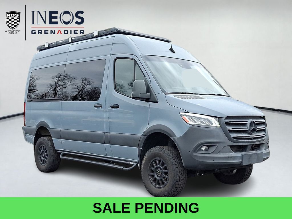 Blue Gray 2020 Mercedes-Benz Sprinter 2500 144 V6 High Roof Passenger Van 4WD Van Four-Wheel Drive 7-Speed Automatic