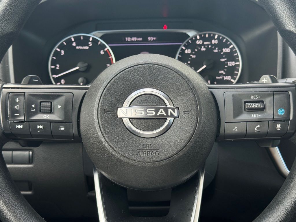 2024 Nissan Rogue SV White at Central Houston Nissan