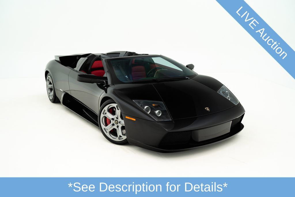 Nero Aldebaran 2006 Lamborghini Murcielago Roadster AWD Convertible All-Wheel Drive 6-Speed Automatic