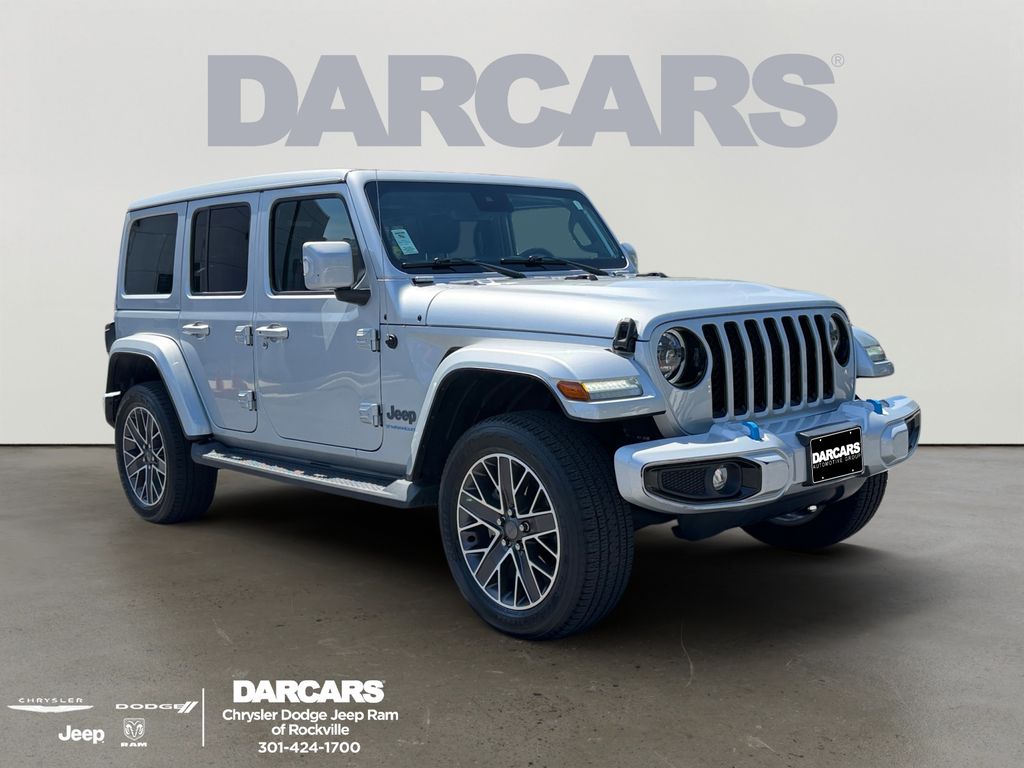 Silver Zynith Clearcoat 2023 Jeep Wrangler 4xe SUV / Crossover Four-Wheel Drive 