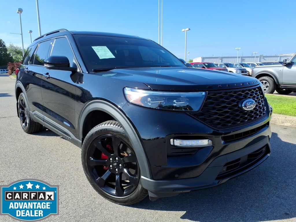 Black Metallic 2023 Ford Explorer SUV / Crossover All-Wheel Drive Automatic