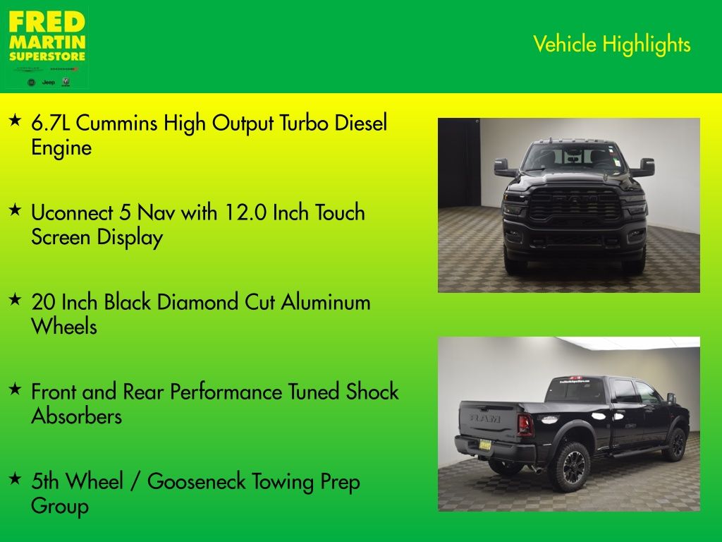 new 2026 Ram 2500 car, priced at $64,755