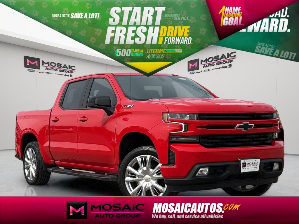 Red Hot 2021 Chevrolet Silverado 1500 RST Crew Cab 4WD Pickup Truck Four-Wheel Drive Automatic