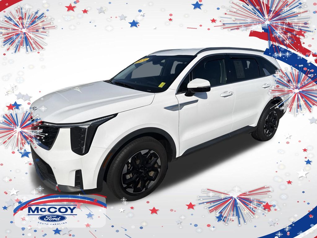 Glacial White Pearl 2024 Kia Sorento SUV / Crossover Front-Wheel Drive 8-Speed Automatic