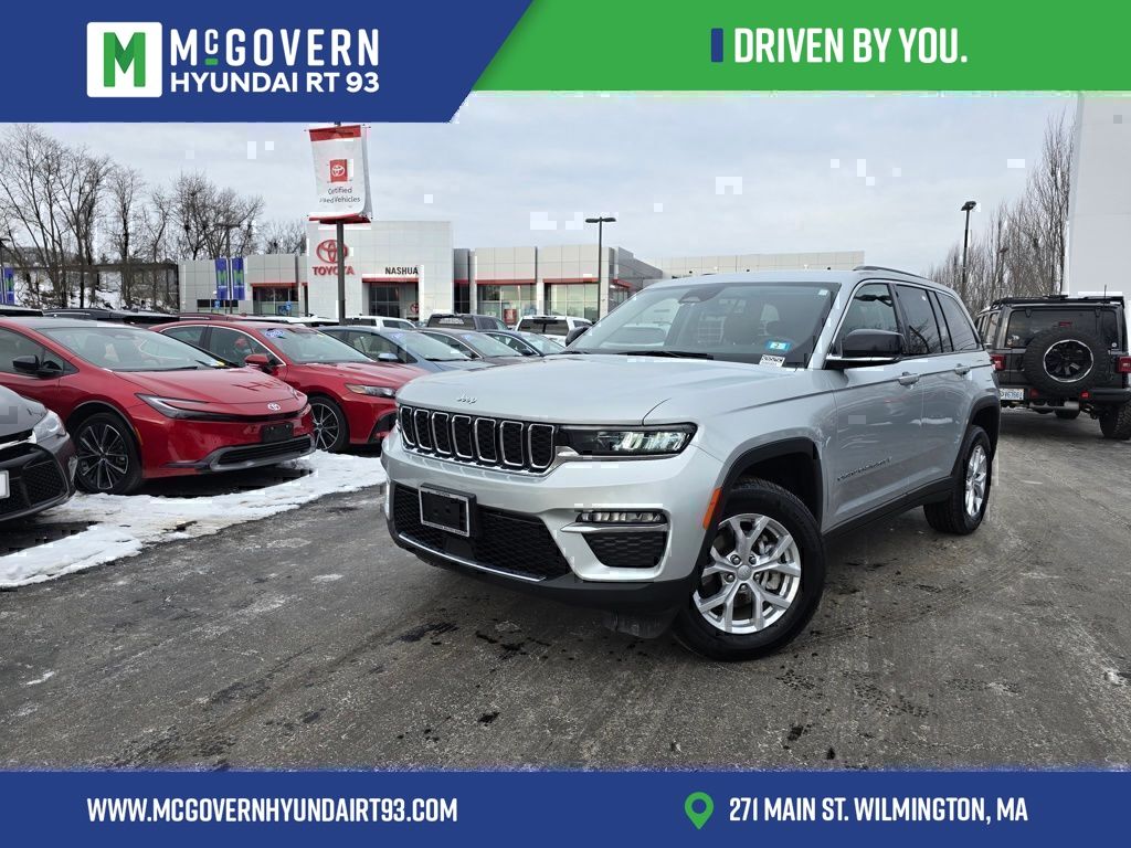 Silver Zynith 2023 Jeep Grand Cherokee Limited 4WD SUV / Crossover Four-Wheel Drive 8-Speed Automatic