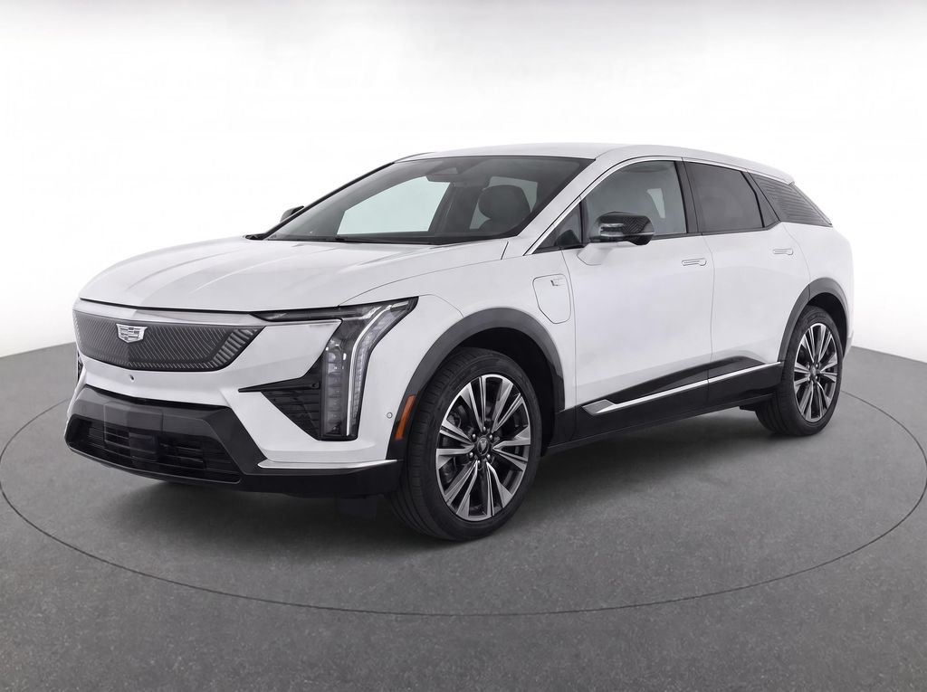 Crystal White Tricoat 2025 Cadillac OPTIQ SUV / Crossover All-Wheel Drive 1-Speed Automatic