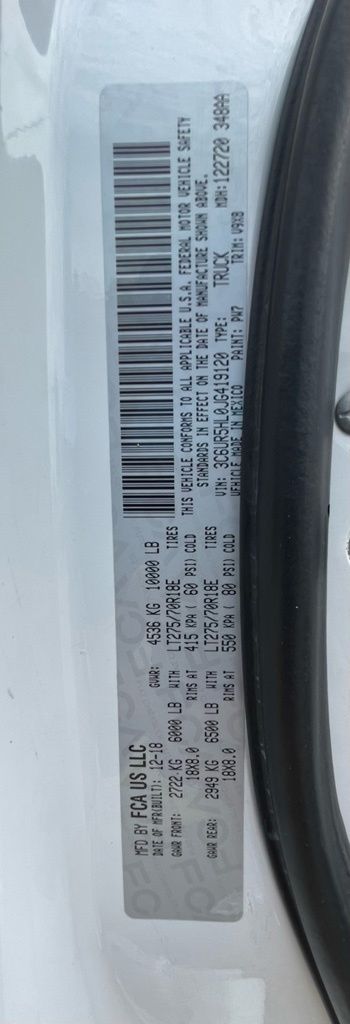 2018 Ram 2500 Tradesman White at EAG Ford Navasota
