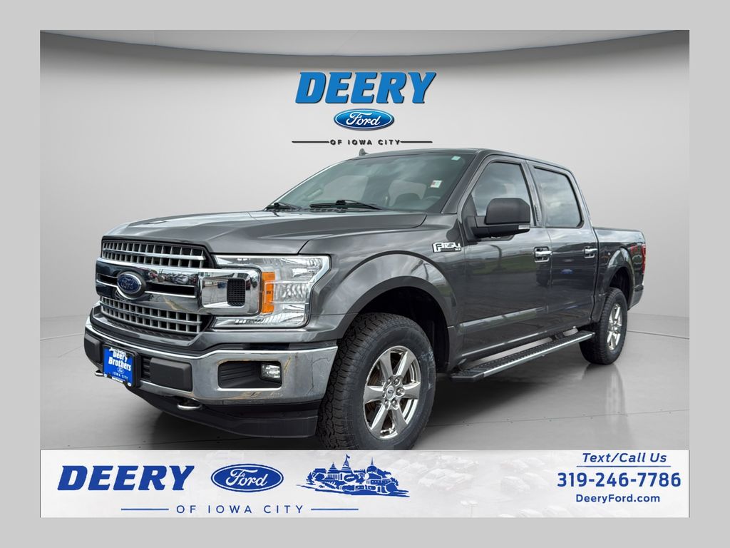 Gray (Magnetic Metallic) 2018 Ford F-150 Pickup Truck Four-Wheel Drive 10-Speed Automatic