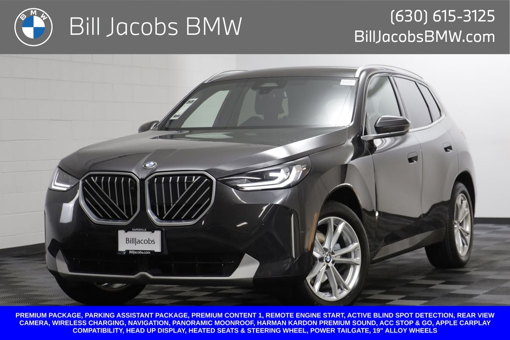 Gray (Dark Graphite Metallic) 2025 BMW X3 SUV / Crossover All-Wheel Drive Automatic