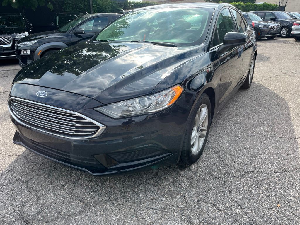 Shadow Black 2018 Ford Fusion Sedan Front-Wheel Drive 6-Speed Automatic