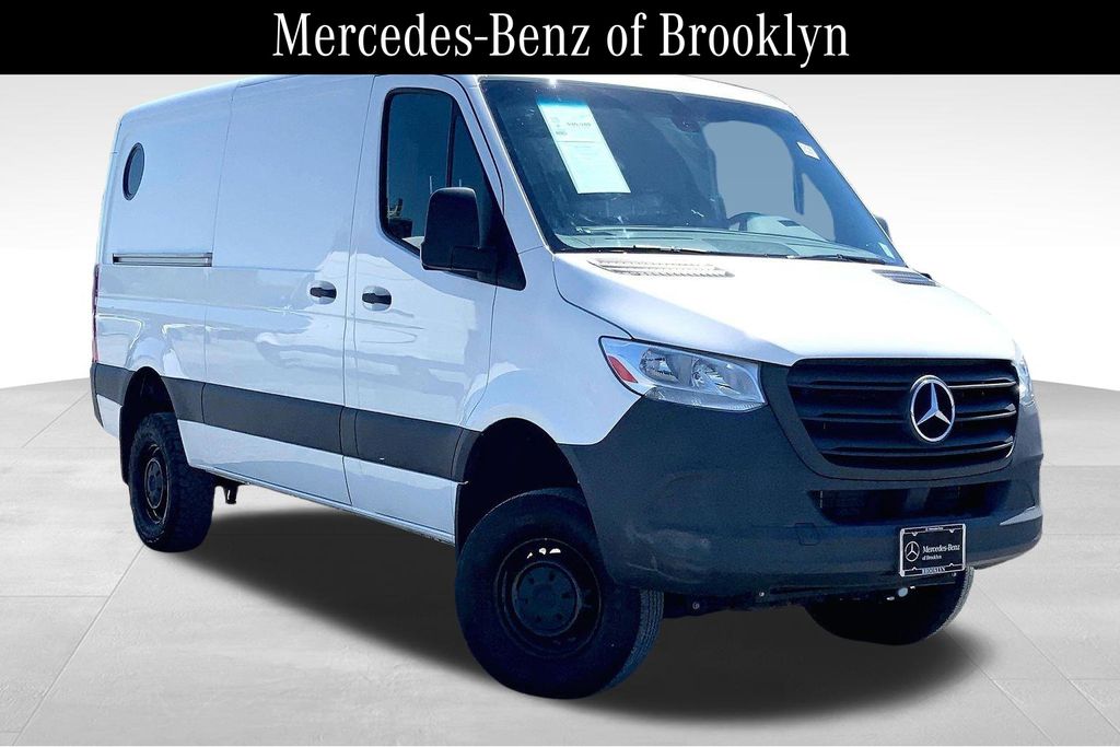 White 2024 Mercedes-Benz Sprinter Cargo 2500 144 AWD Van All-Wheel Drive 9-Speed Automatic